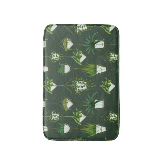 Muster für geometrische Hanging-Haushaltspflanze Badematte (Vorderseite Vertikal)