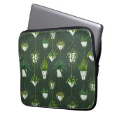 Muster für geometrische Hanging-Haushaltspflanze Laptopschutzhülle (Vorderseite Links)