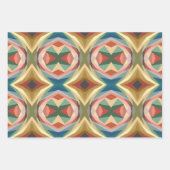 Muster für geometrische Pop-Farbblöcke Geschenkpapier Set (Vorderseite 2)