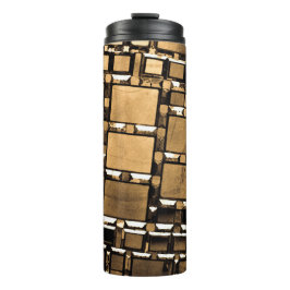 Muster für geometrische Spiegelung Thermosbecher