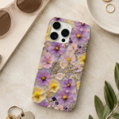 Muster für gepresste Blume-Wildblume Case-Mate iPhone Hülle