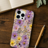 Muster für gepresste Blume-Wildblume Case-Mate iPhone Hülle