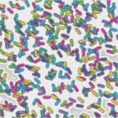 Muster für gescatte Sprinkles Aufkleber (Vorderseite)