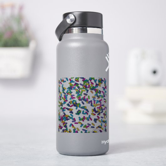 Muster für gescatte Sprinkles Aufkleber (HydroFlask)