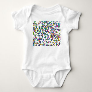 Muster für gescatte Sprinkles Baby Strampler