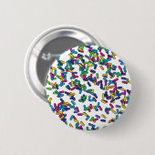 Muster für gescatte Sprinkles Button (Vorne & Hinten)