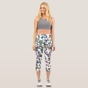 Muster für gescatte Sprinkles Capri Leggings