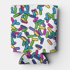 Muster für gescatte Sprinkles Dosenkühler