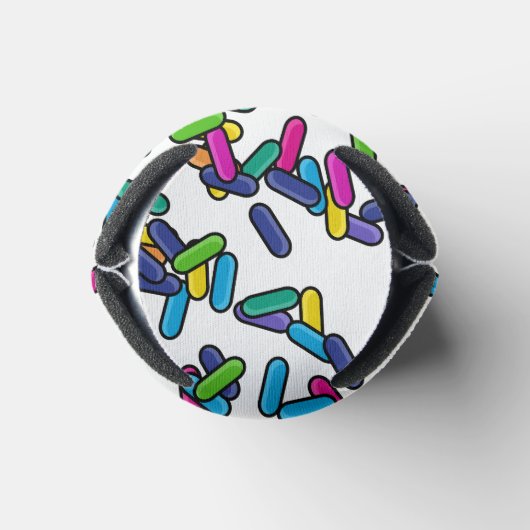 Muster für gescatte Sprinkles Dosenkühler (Unterseite)