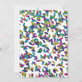 Muster für gescatte Sprinkles Einladung (Rückseite)