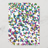 Muster für gescatte Sprinkles Feiertagskarte (Vorne/Hinten)