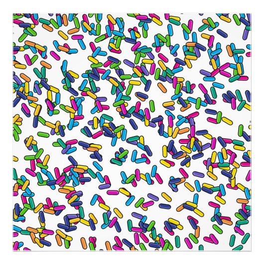 Muster für gescatte Sprinkles Fotodruck (Vorne)