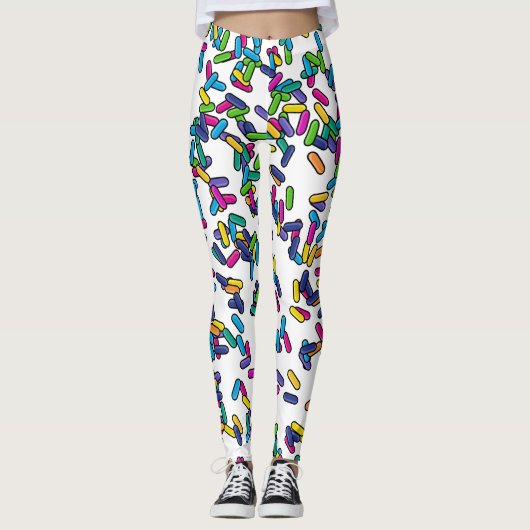 Muster für gescatte Sprinkles Leggings (Vorderseite)