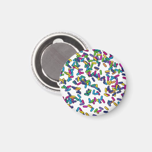 Muster für gescatte Sprinkles Magnet (Vorderseite/Rückseite)