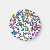 Muster für gescatte Sprinkles Magnet (Vorne)