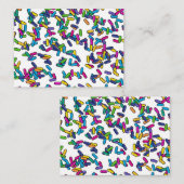 Muster für gescatte Sprinkles Mitteilungskarte (Vorne/Hinten)