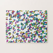 Muster für gescatte Sprinkles Puzzle (Horizontal)