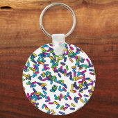 Muster für gescatte Sprinkles Schlüsselanhänger (Vorderseite)