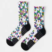 Muster für gescatte Sprinkles Socken (Links)