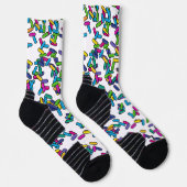 Muster für gescatte Sprinkles Socken (Rechts)