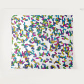 Muster für gescatte Sprinkles Wandteppich (Vorderseite (Horizontal))