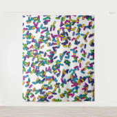 Muster für gescatte Sprinkles Wandteppich (Vorderseite)