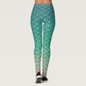 Muster für gescrollte Rahmen Leggings (Rückseite)