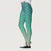 Muster für gescrollte Rahmen Leggings (Links)