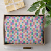 Muster für gespielte Multicolor-Blöcke Seidenpapier (Geschenk)