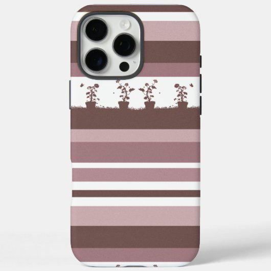 Muster für gestrichelte Silhouette gepunktete Pfla Case-Mate iPhone Hülle (Rückseite)