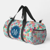 Muster für gestrichene Blume Duffle Bag (Rechte Ecke)