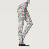 Muster für gestrichene Blume Leggings (Rechts)