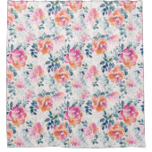 Muster für gestrichene Rose Duschvorhang (Vorderseite)