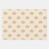 Muster für gestrichene Rose Geschenkpapier Set (Vorderseite 3)