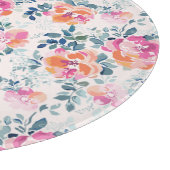Muster für gestrichene Rose Schneidebrett (Ecke)