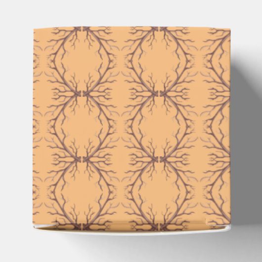 Muster für gezogene Baumzweige Geschenkschachtel (Oben)