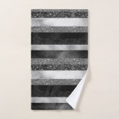 Muster für glatte Streifen Badhandtuch Set (Handtuch)