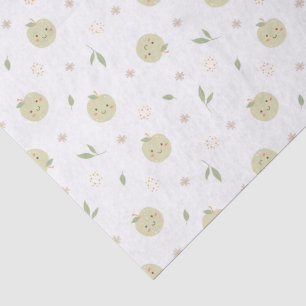 Muster für glückliche Äpfel - Gewebepapier Seidenpapier