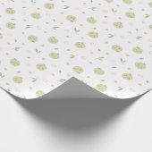 Muster für glückliche Äpfel - Papierrollen Geschenkpapier (Ecke)