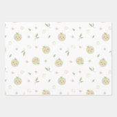 Muster für glückliche Äpfel - Set für Papier (Vorderseite)