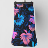Muster für glühende Neon-Blume Golf Headcover (Rotieren 90)