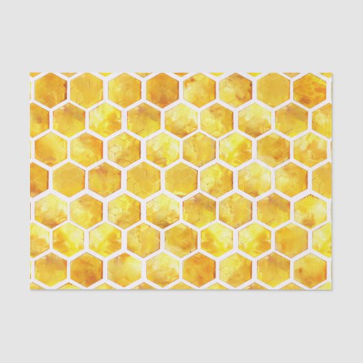 Muster für Gold Honeycomb Seidenpapier (Vorderseite)