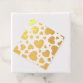 Muster für goldene Foilen Geschenkanhänger (Mit Box)