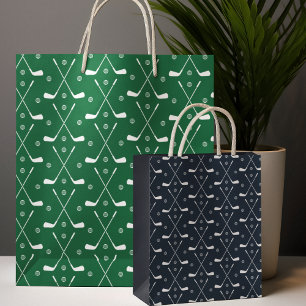 Muster für Golf Club Papier Mittlere Geschenktüte