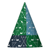 Muster für Golf Club Papier Partyhütchen (Rückseite)