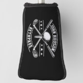 Muster für Golf mit Kleider-Monogramm-Vorlage Headcover (Rotieren 90)