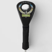 Muster für Golf mit Kleider-Monogramm-Vorlage Headcover (Vorderseite)