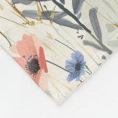 Muster für Gouache Meadow Blume Fleecedecke (Ecke)