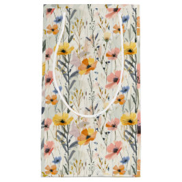 Muster für Gouache Meadow Blume Kleine Geschenktüte