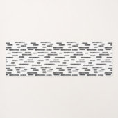 Muster für Graphit- und Weißroundlinien Yogamatte (Rückseite (Horizontal))